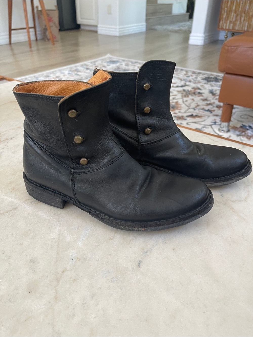 Fiorentini Baker Button-Side Ankle Boots eu 36